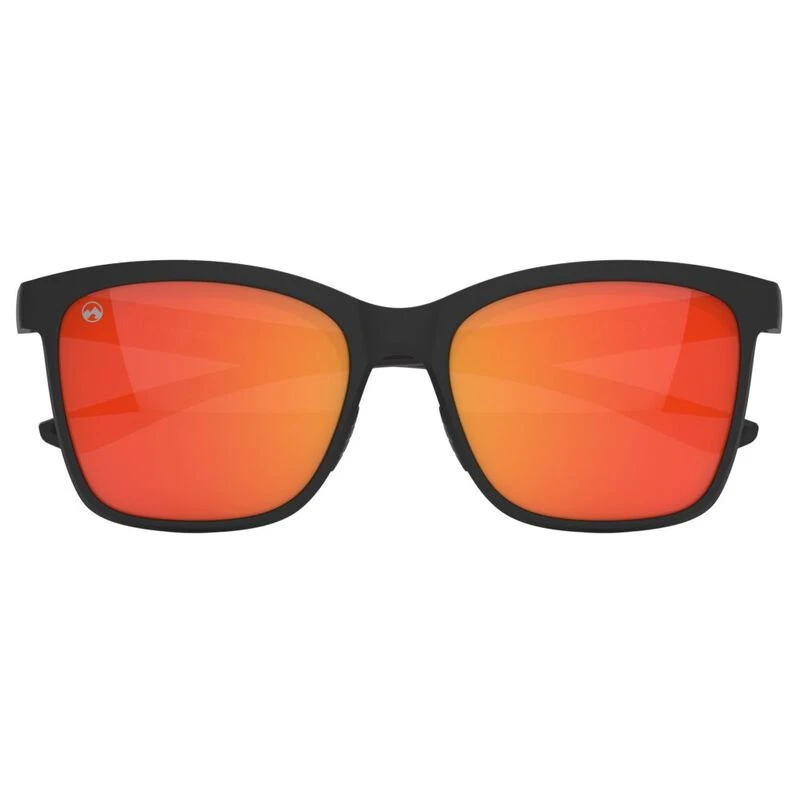 Mowmow Kauai Sunglasses (Matte Black Frame/Orange Lens) Sportpursuit