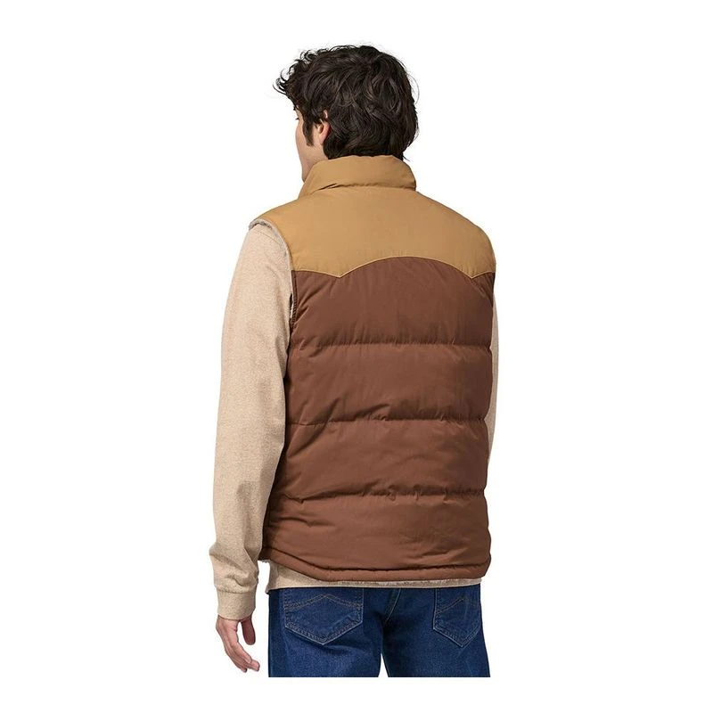 Patagonia Mens Reversible Bivy Down Gilet Brown Sportpursuit