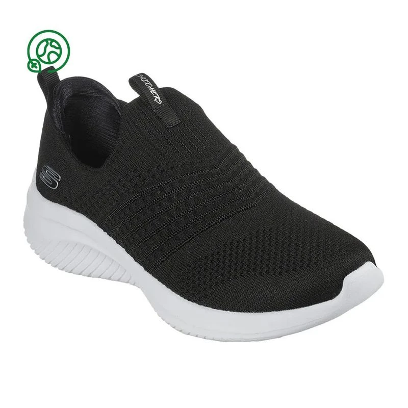 Skechers Womens Ultra Flex 3.0 Classy Charm Casual Shoes Black White