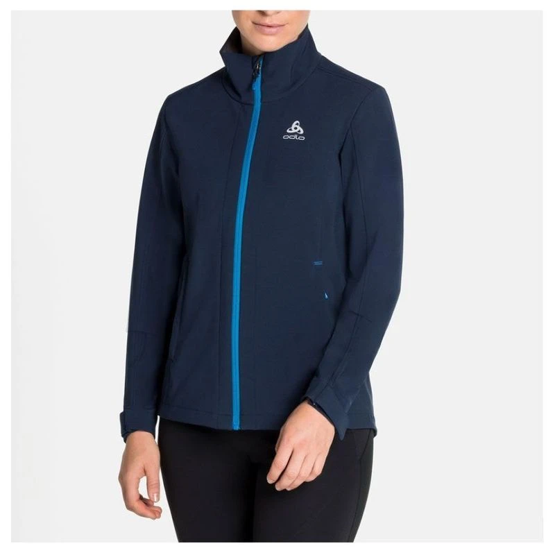 Odlo Womens Lolo Jacket Blue Sportpursuit