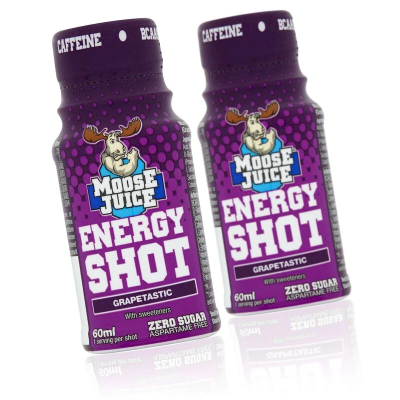 Muscle Moose Moose Juice Energy Shot 12 x 60ml (12 x 60ml Grapetasti