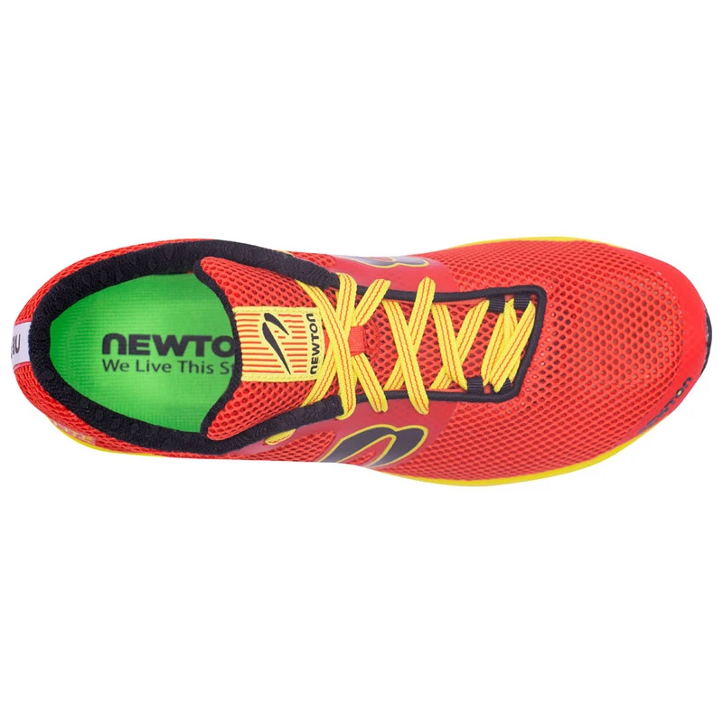 Newton Mens Distance Elite Shoes Red Yellow Sportpursuit