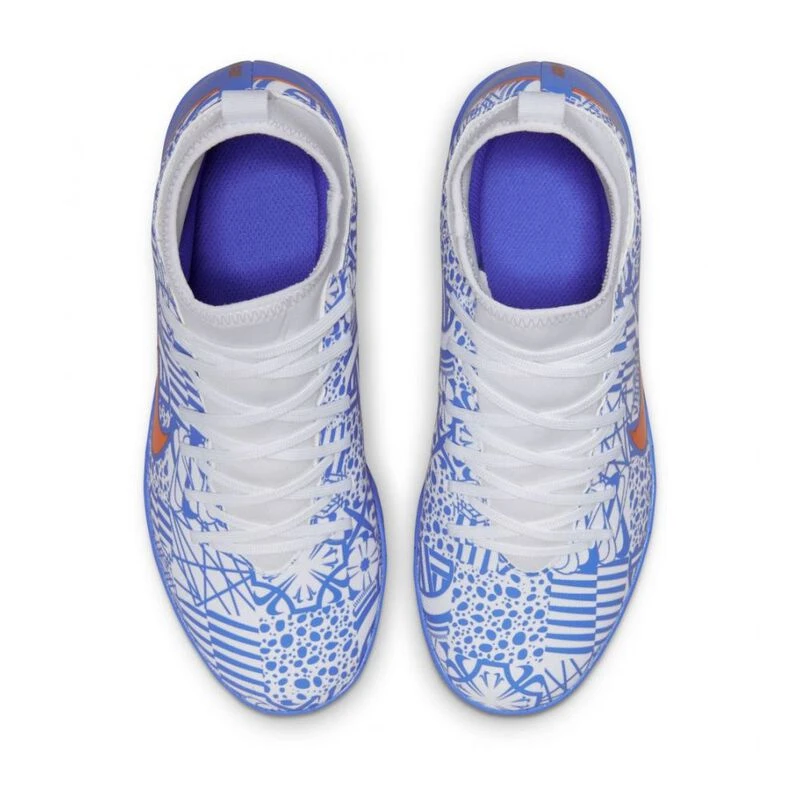 Nike Kids Mercurial Superfly 9 Club CR7 Indoor Football Boots White M