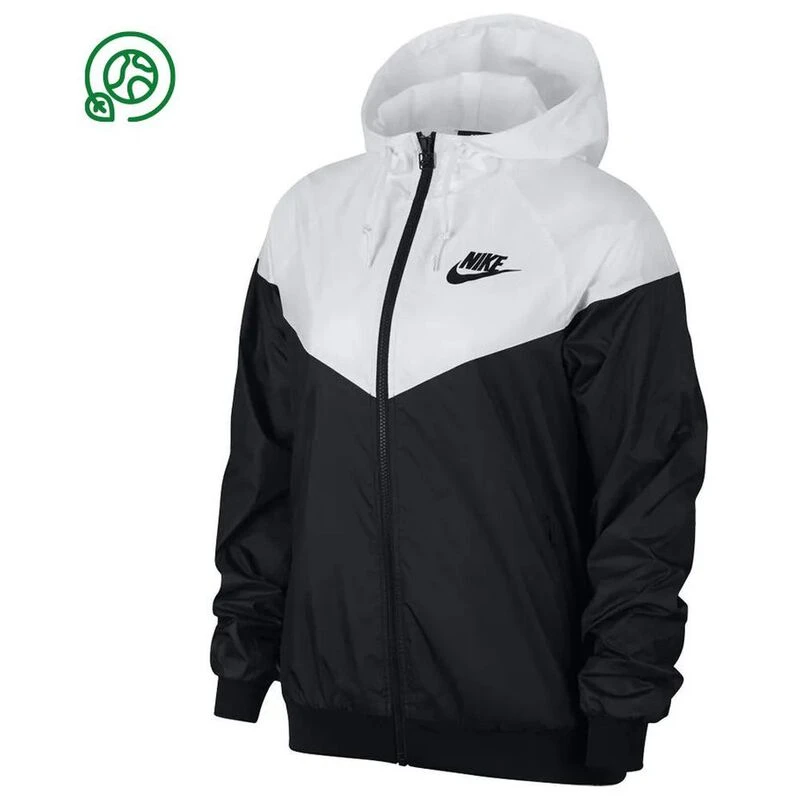 Nike windrunner black white hotsell