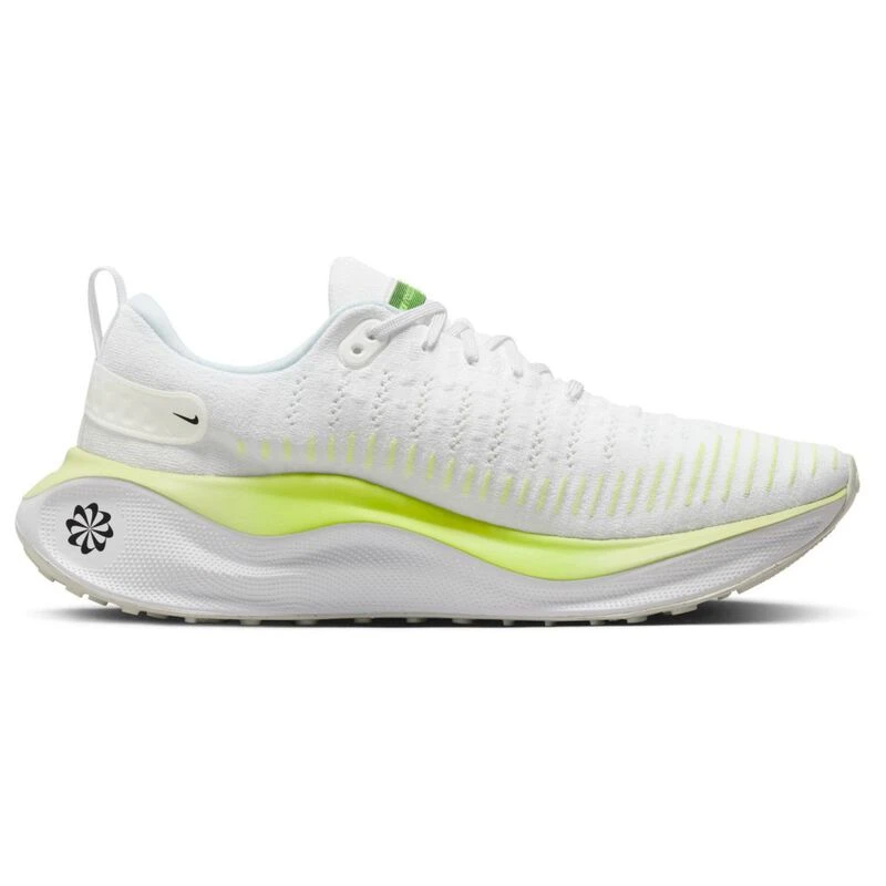 Nike Mens InfinityRN 4 Running Shoes (White/Black/Light Lemon Twist/Vo
