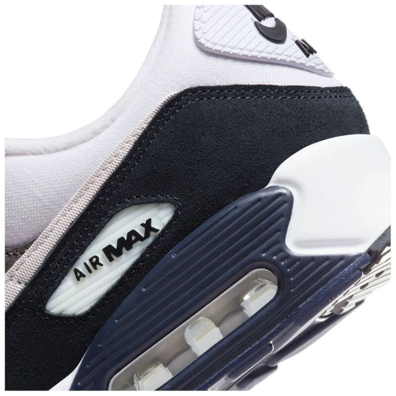 Nike Mens Air Max 90 Casual Shoes (Flat Pewter/White/Black/Obsidian)