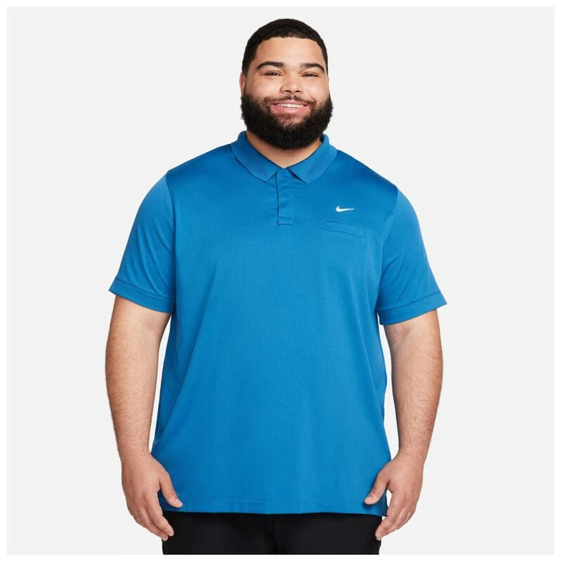 Nike Mens Dri FIT Unscripted Polo Industrial Blue White Sportpursu