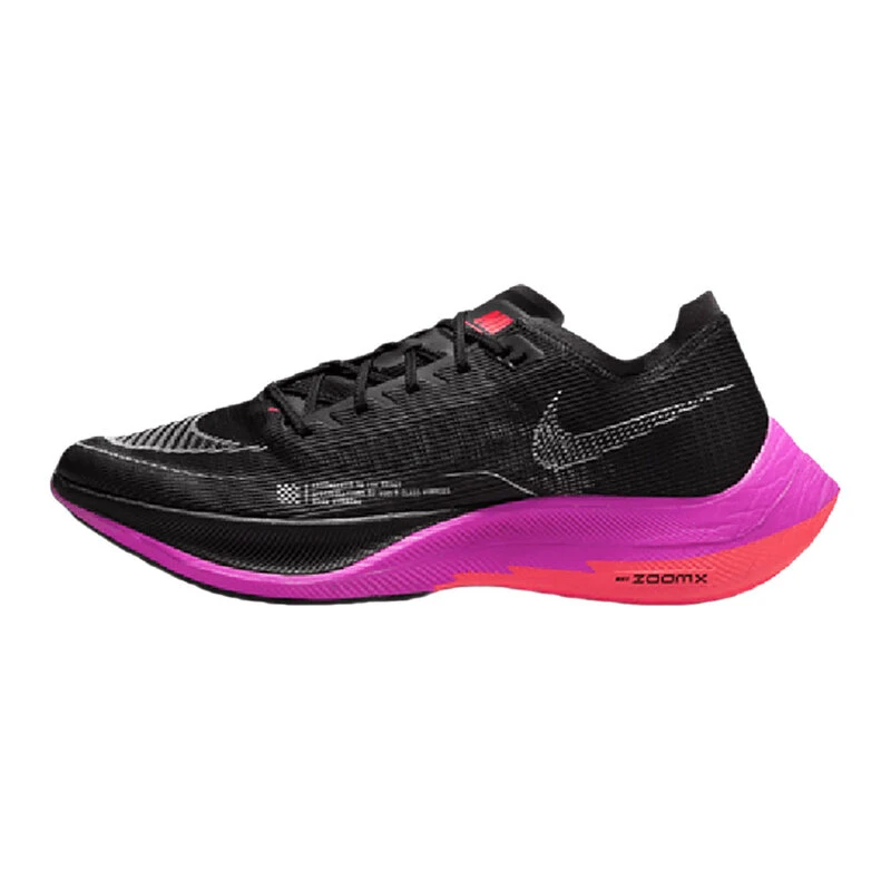 Men's zoomx vaporfly next running shoes - pink/black top