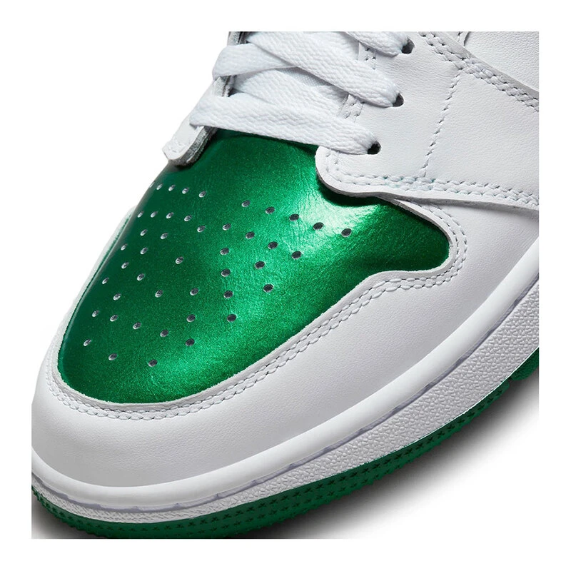 Nike Mens Air Jordan 1 High G Casual Shoes White Pine Green Sportp