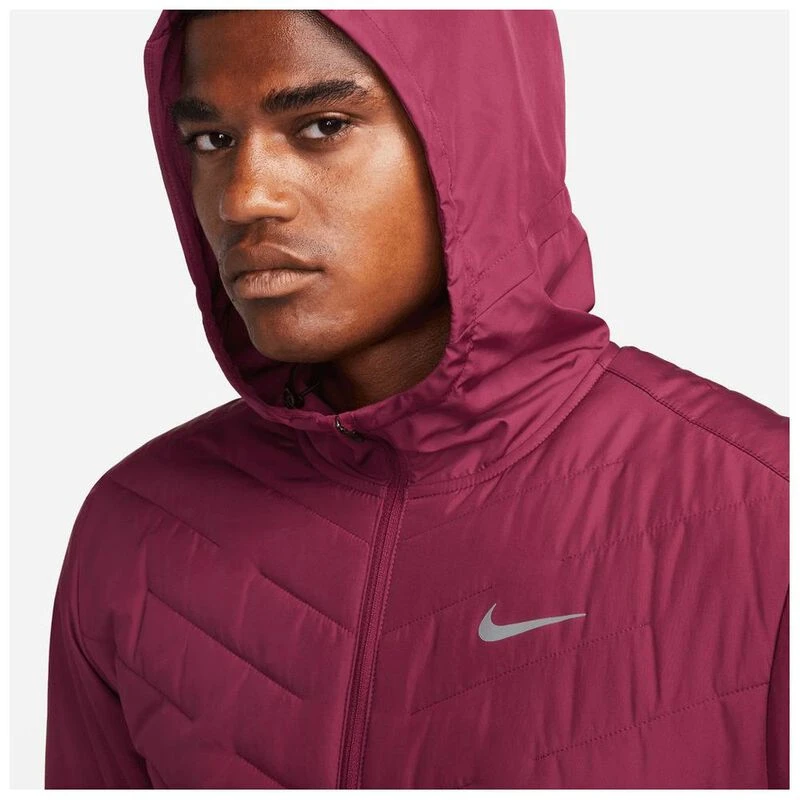 Nike Mens Thermafit Synthetic Repel Jacket (Dark Beetroot/Reflective S