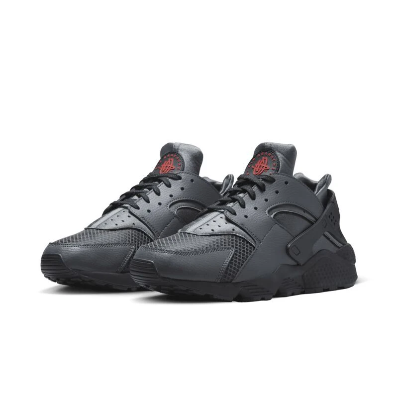 Huarache mens black deals and red