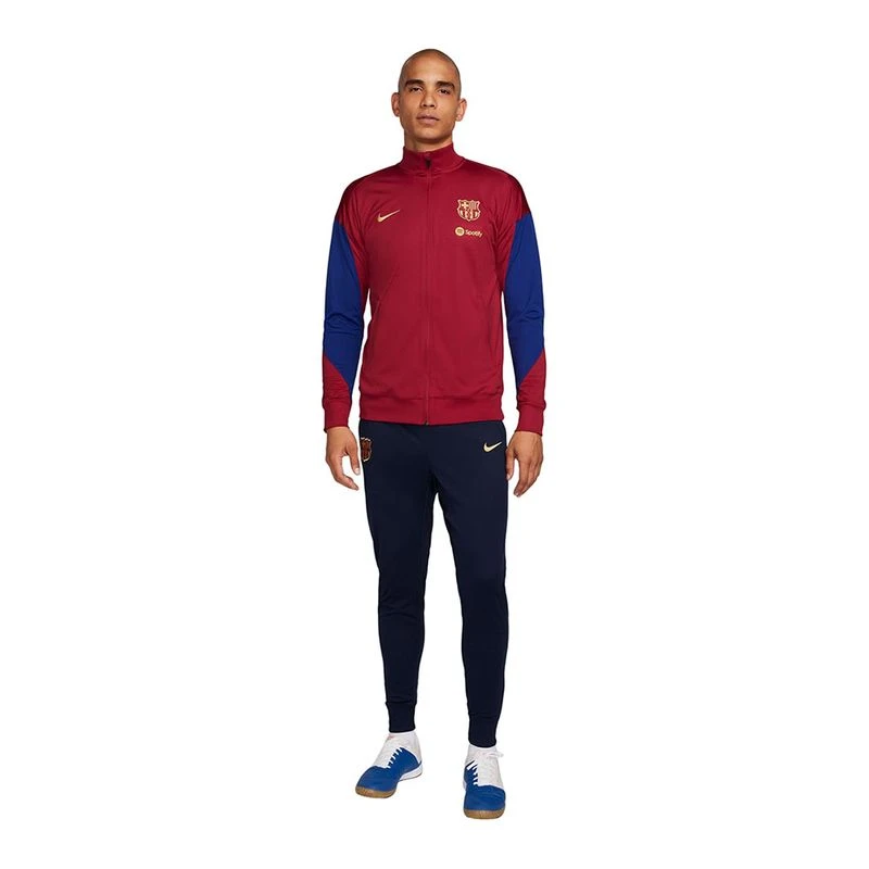 Red nike tracksuit mens on sale
