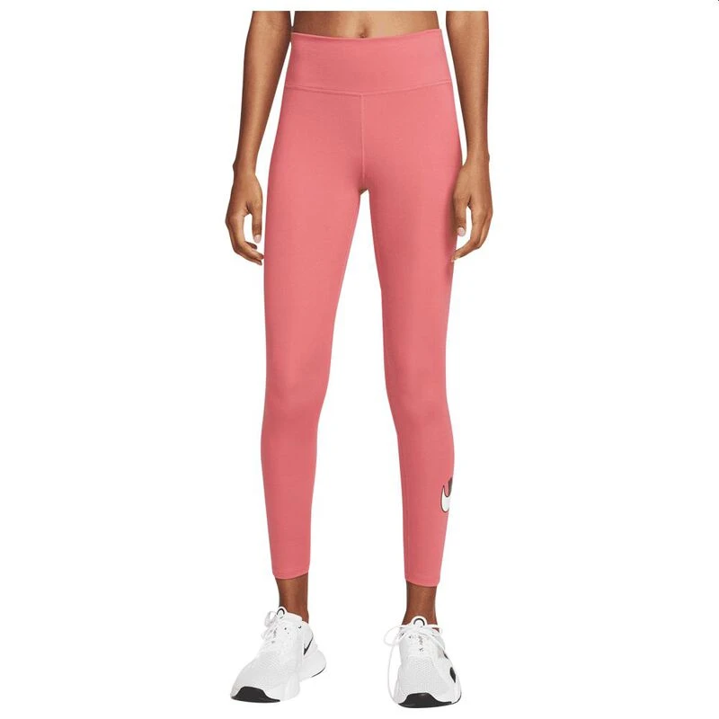 Nike Women Logo All Over Printed Clash Legging DB3852-665 Cosmic Pink-S or  M