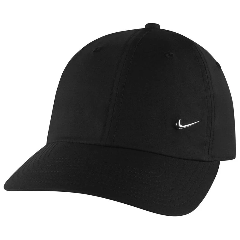 Nike Sportswear Heritage 86 Hat (Black/Metallic Silver) | Sportpursuit