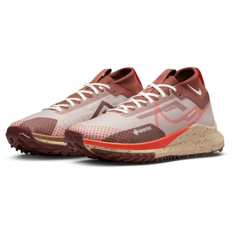 Nike Womens Pegasus Trail 4 GTX Running Shoes (Diffused Taupe/Picante