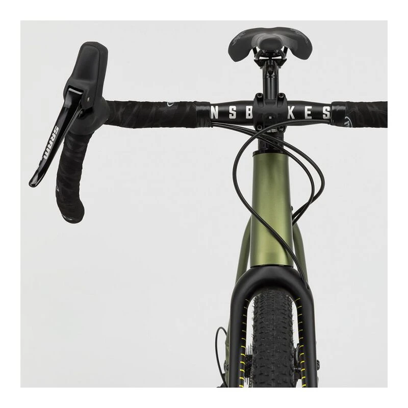 NsBikes RAG 1 700X42C Hybrid Bike Green Black Sportpursuit