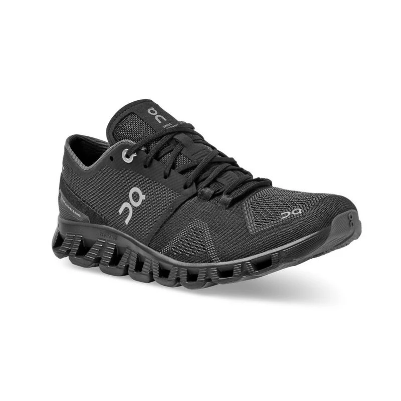 On Running Womens Cloud X 2 Running Shoes Black Asphalt Sportpursu