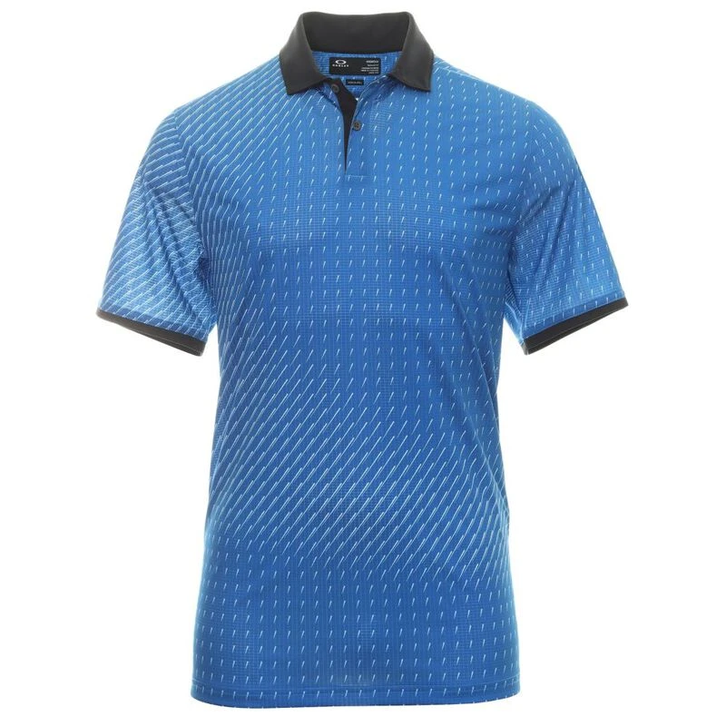 Oakley Mens Contender Ellipse Print Polo Shirt Ozone Sportpursuit