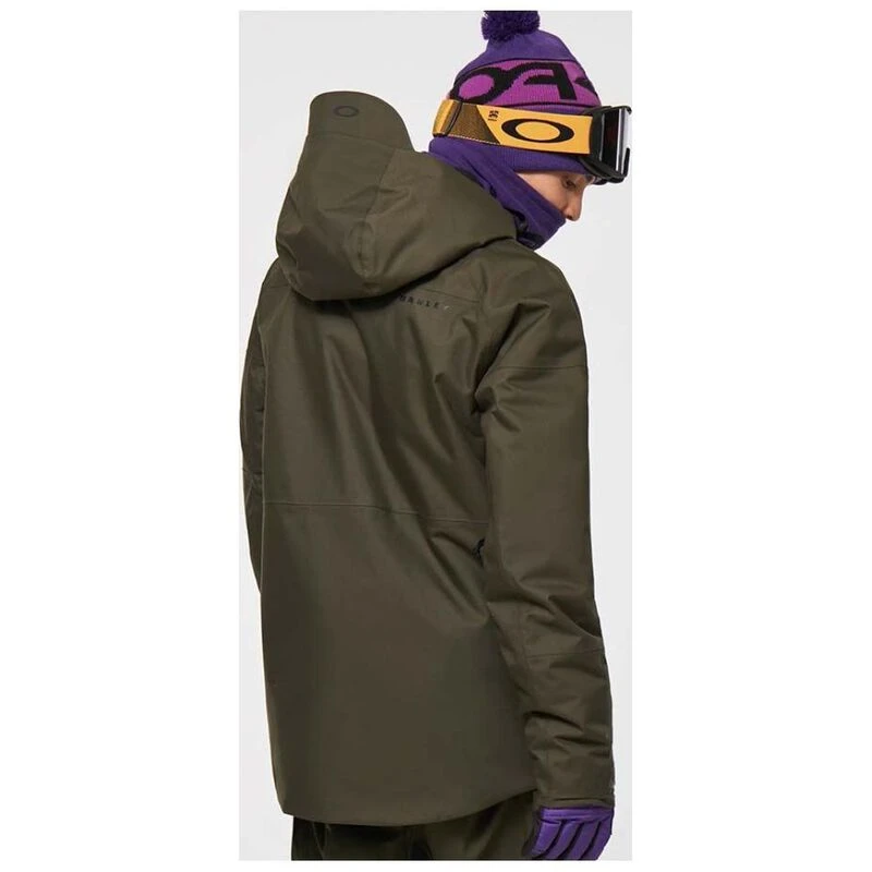 Oakley Mens Cedar Ridge 4.0 BZI Snowboard Jacket New Dark Brush Sp