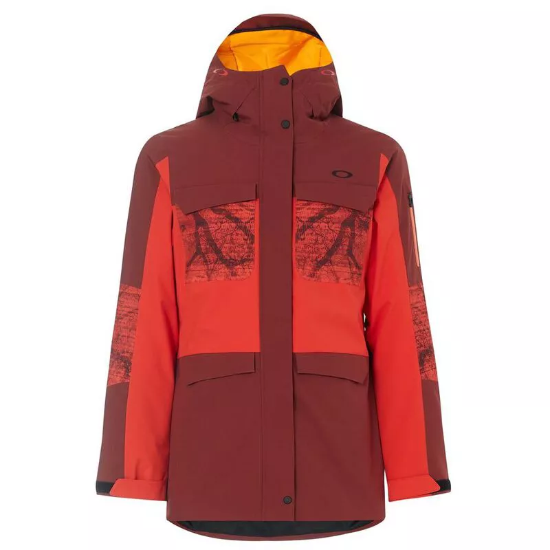 Oakley Womens Moonshine Insulated Jacket (Oxblood Red) | Sportpursuit.