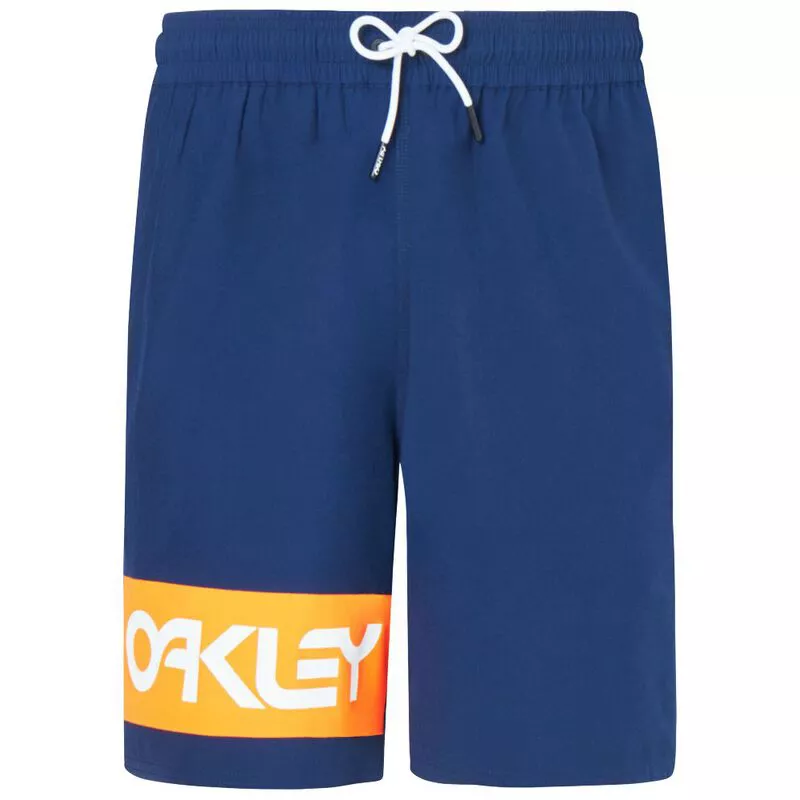 Oakley Mens New B1B 18 Board Shorts (Universal Blue) 