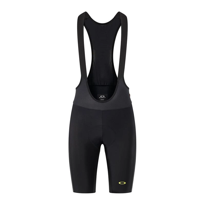 Oakley Mens Endurance Ultra Bib Shorts Black Sulphur Sportpursuit