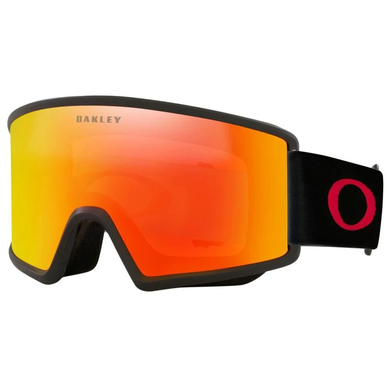 Oakley Target Line M Ski & Snowboarding Goggles (Matte Black/ Fire Iri
