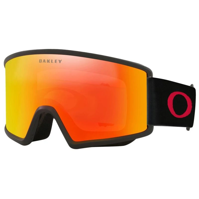 Oakley Target Line M Ski Snowboarding Goggles Matte Black Fire Iri