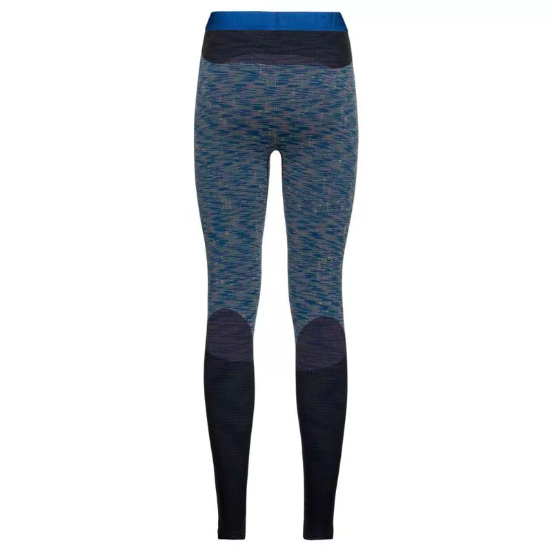Odlo Womens Blackcomb Tights (Blue Tattoo/Space Dye) | Sportpursuit.co