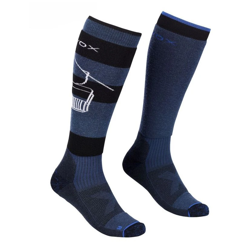 Ortovox Mens Freeride Socks (Petrol Blue) | Sportpursuit.com