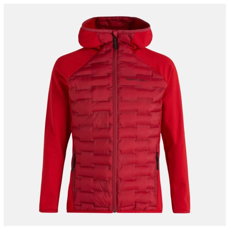 PeakPerformance Mens Argon Hybrid Jacket Rogue Red The Alpine Spor