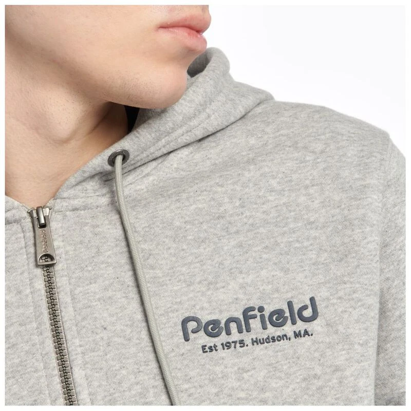 Penfield Mens Hudson Script Jacket Vintage Grey Heather Sportpursu