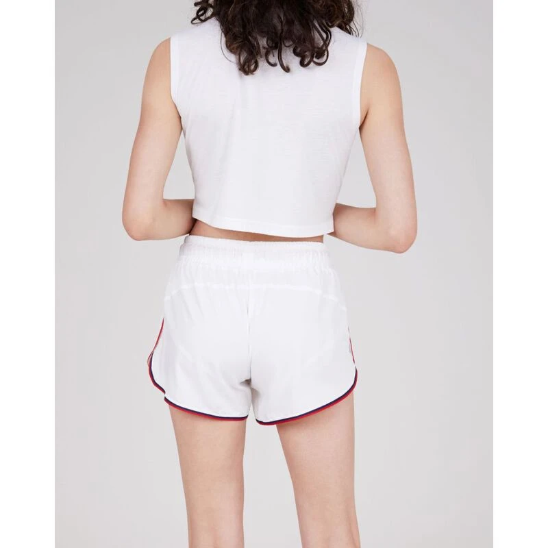 White rainbow shorts hot sale