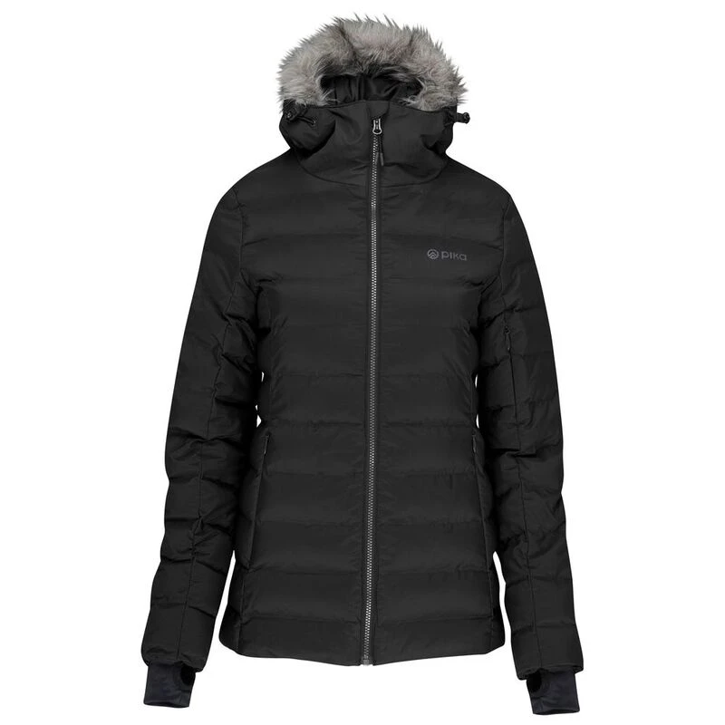Pika Outdoor Womens Breithorn Ski Jacket (Black) | Sportpursuit.com
