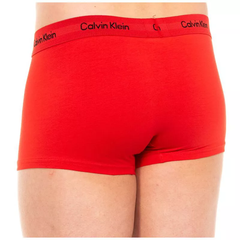 Calvin Klein Mens 3 Pack Boxer Briefs Red Sportpursuit