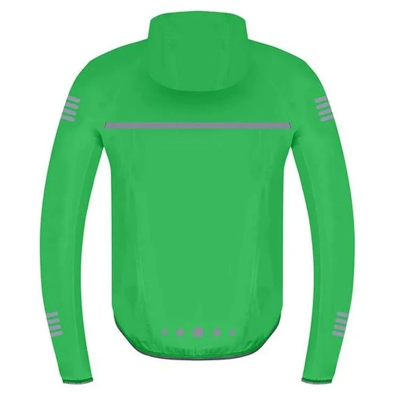 Proviz Mens Classic Running Waterproof Jacket (Green/Reflective) Spo