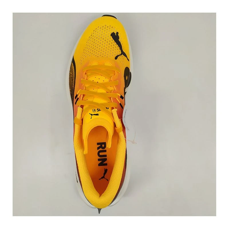 Puma Mens Deviate Nitro 3 Fade Running Shoes Orange Sportpursuit.c
