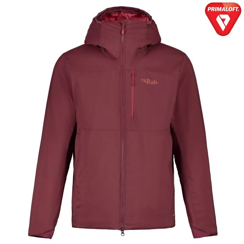 Rab Mens Xenair Alpine Jacket (Oxblood Red) | Sportpursuit.com