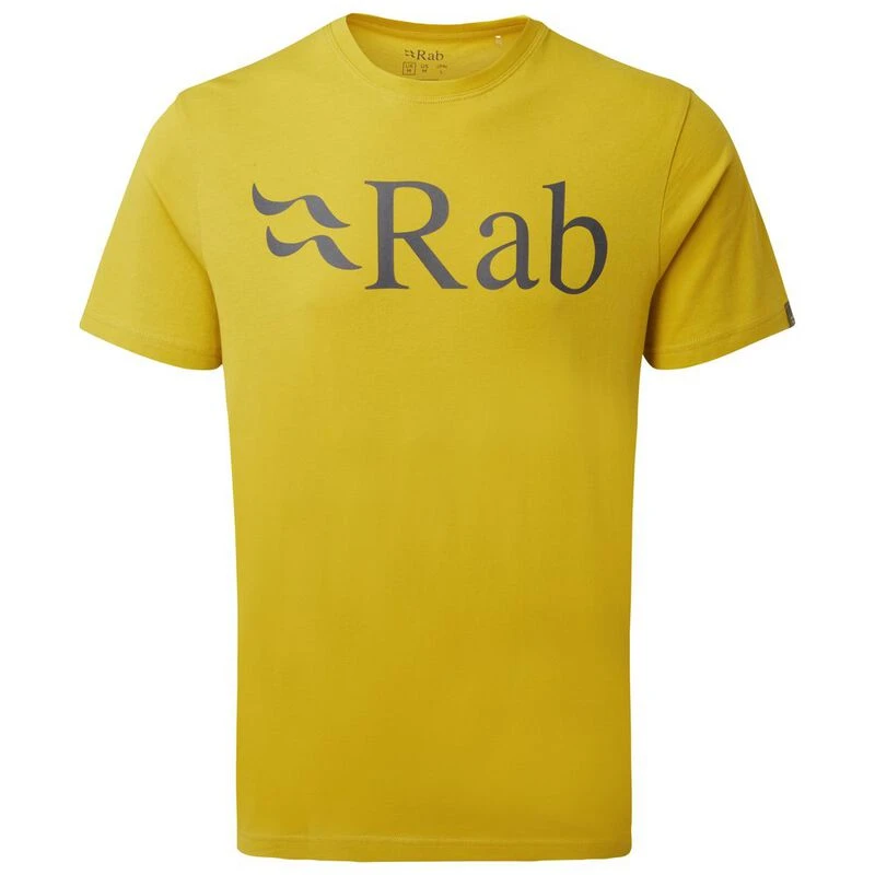 Rab Mens Stance Logo T-Shirt (Sulphur) | Sportpursuit.com