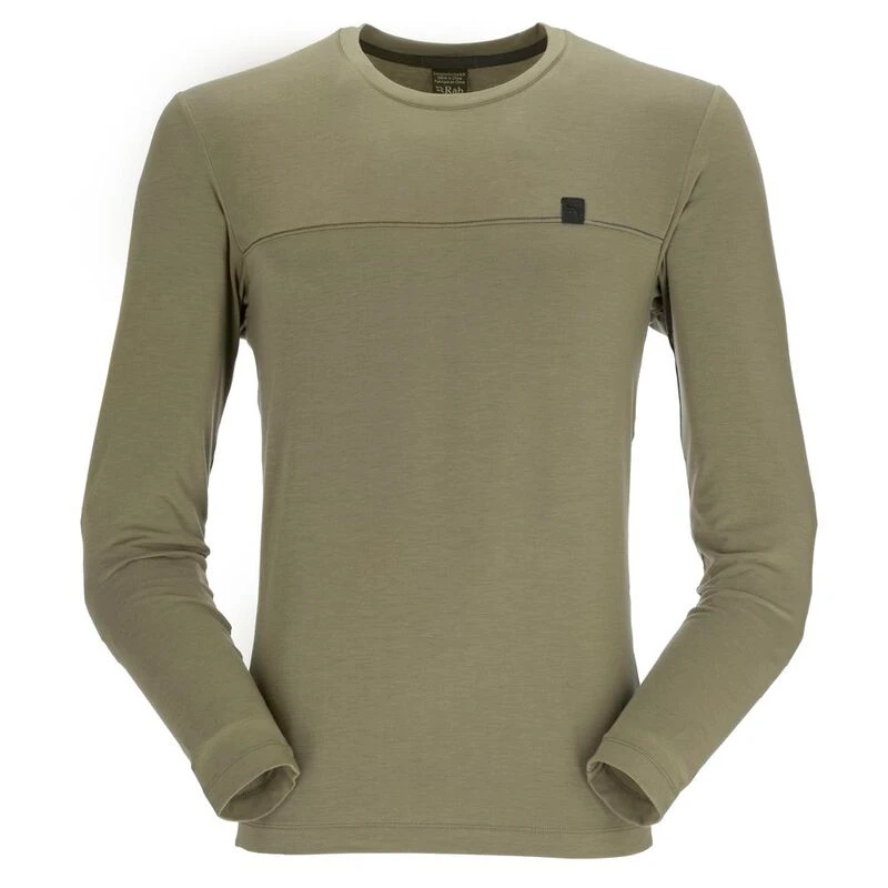 Rab Mens Lateral Long Sleeve T-Shirt (Chlorite Green) | Sportpursuit.c
