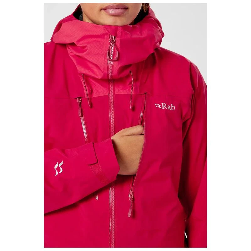 Rab Womens Muztag GTX Jacket Ruby Geranium Sportpursuit