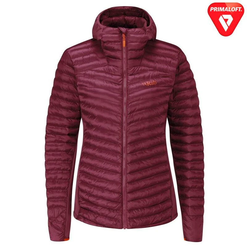 Rab Womens Cirrus Flex 2.0 Hoody Jacket Deep Heather Sportpursuit