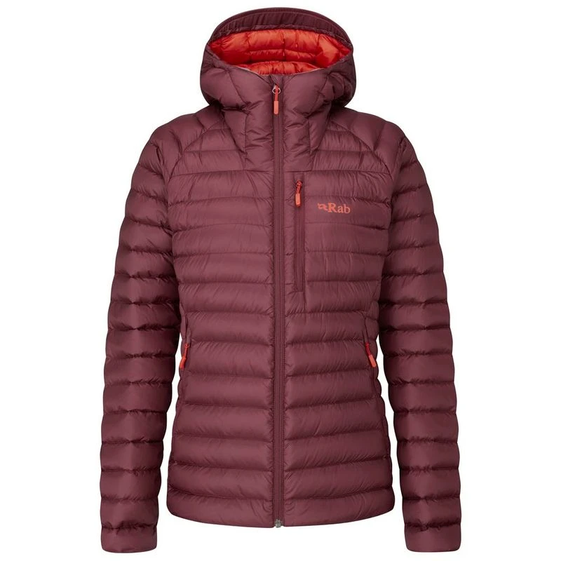 Rab Womens Microlight Alpine Jacket Deep Heather Sportpursuit