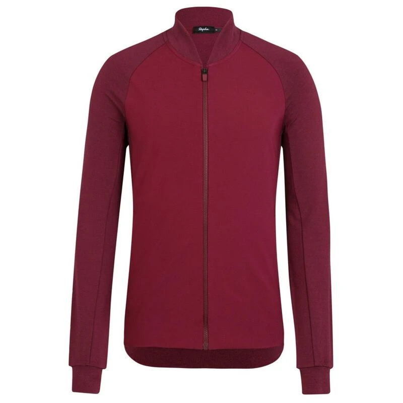 Rapha Mens Track Jacket Dark Red Sportpursuit