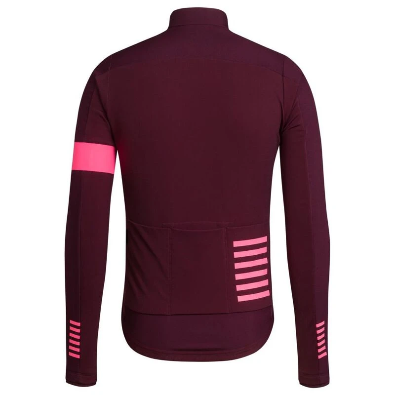 Rapha Mens Pro Team Training Jacket (Rich Burgundy