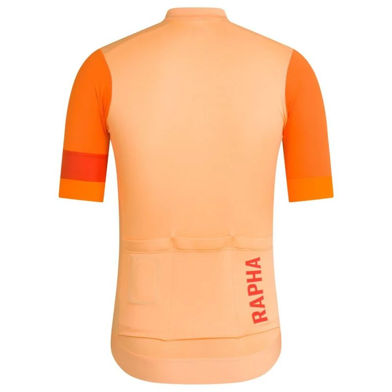 Rapha Mens Pro Team Training Jersey (Peach/Orange) | Sportpursuit.com