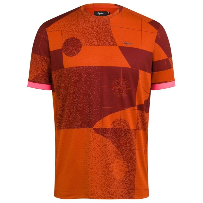 Rapha Mens Technical T-Shirt (Terracotta) | Sportpursuit.com