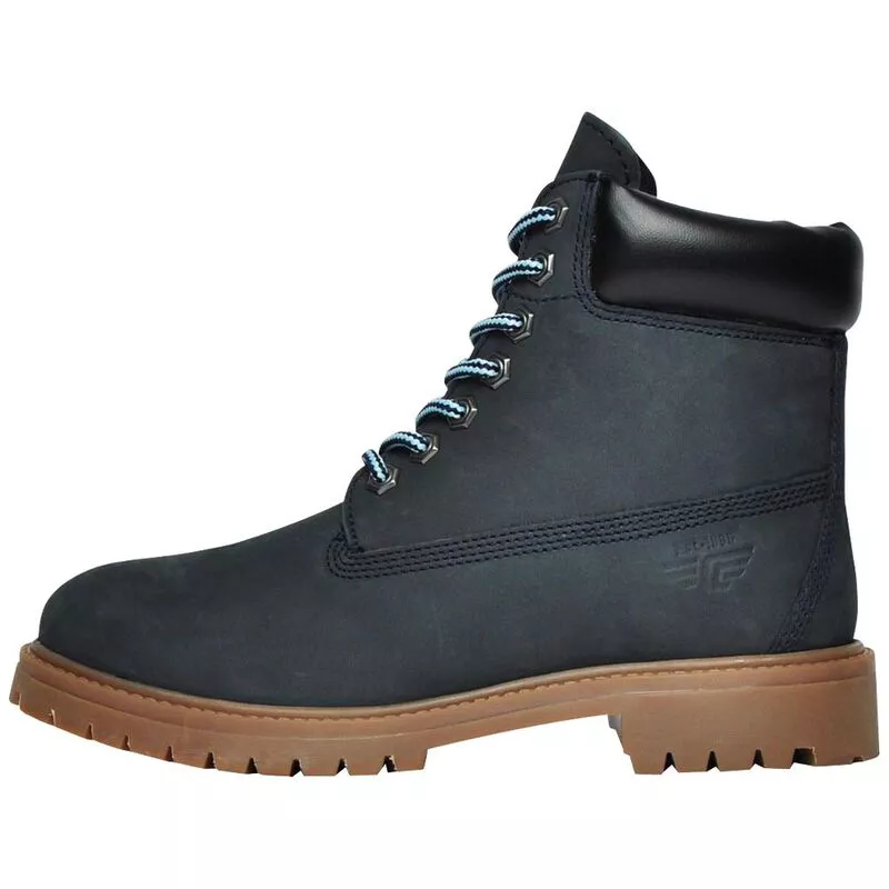 Red Tape Mens Buckland Leather Boots Navy Sportpursuit