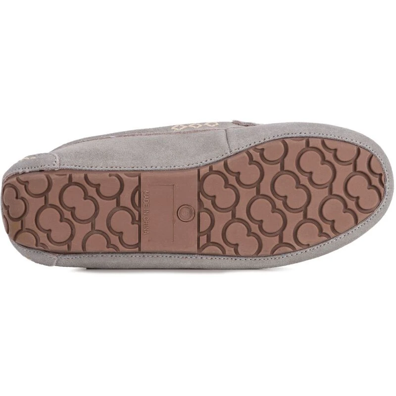 Redfoot Womens Evie Sheepskin Slippers Grey Sportpursuit