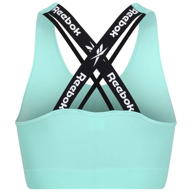 Reebok Womens Sless Crop Top Hint Mint Sportpursuit